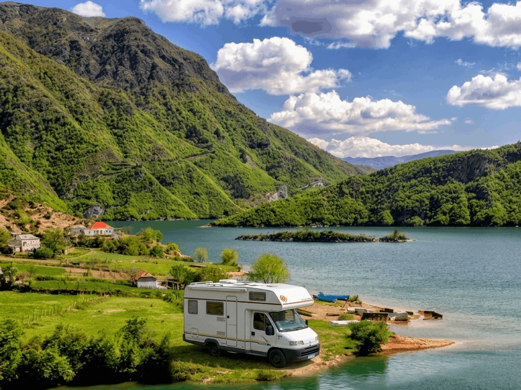 Euramobile motorhome rental Albania from €140/night Tirana Airport
