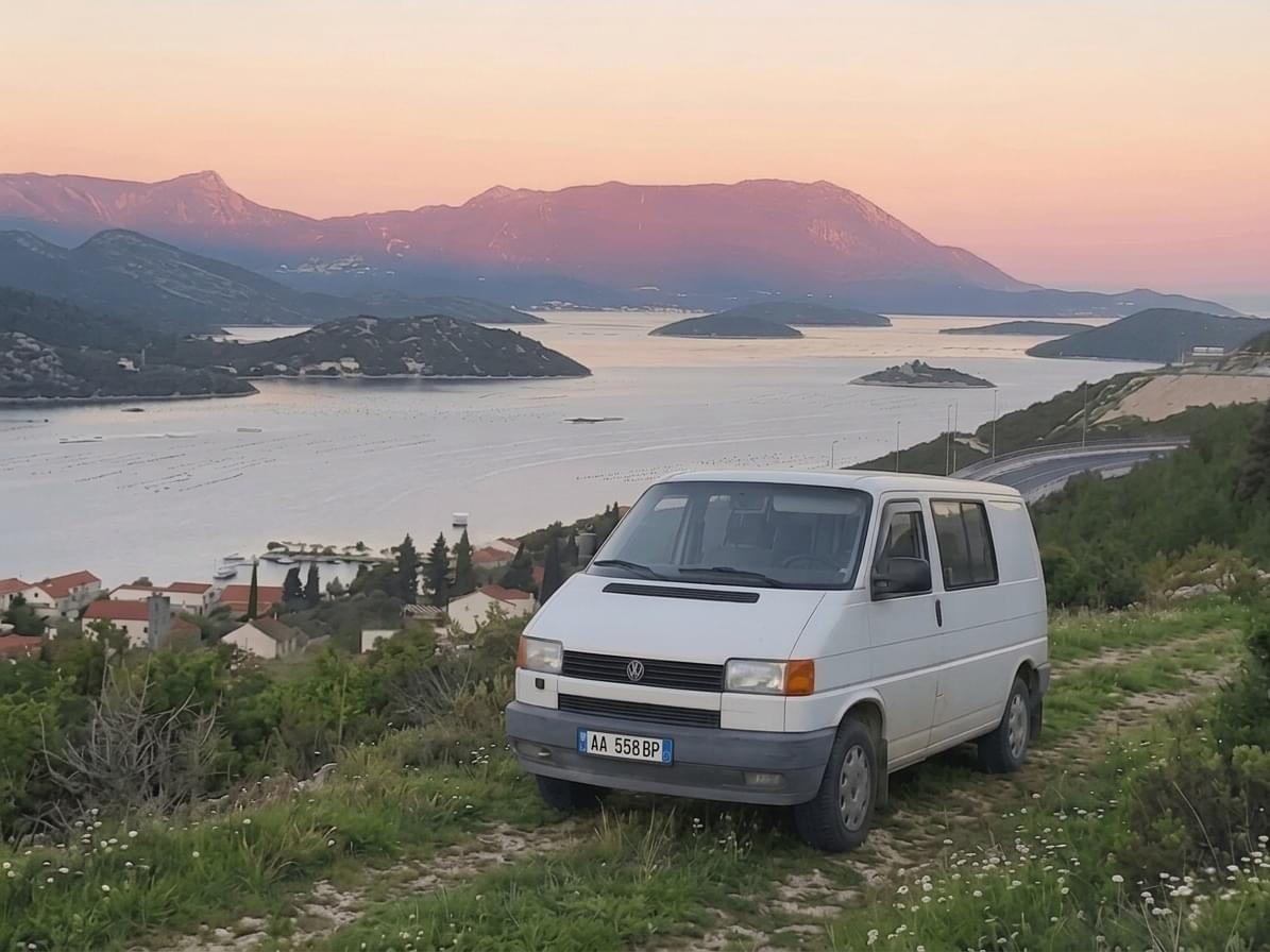 VW Microbus 4x4 Syncro campervan rental Albania